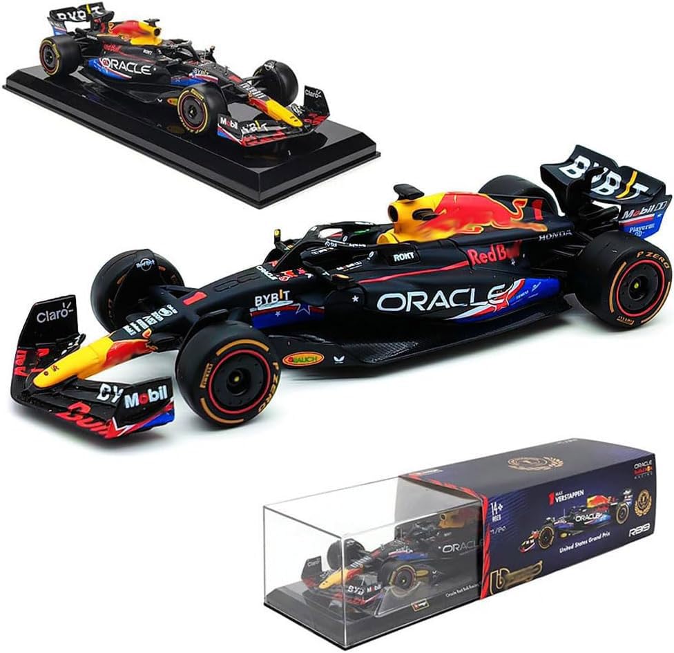 Amazon.com: 1:24 2023 F1 RB19 No. #1 Max Verstappen F1 No. #11